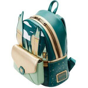 Loungefly Harry Potter Golden Hogwarts Castle Mini Backpack